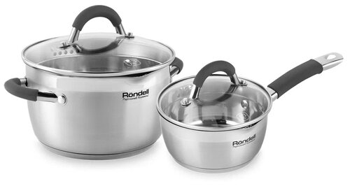 Набор посуды Rondell Flamme RDS-340 4 пр. стальной 4 3.25 кг