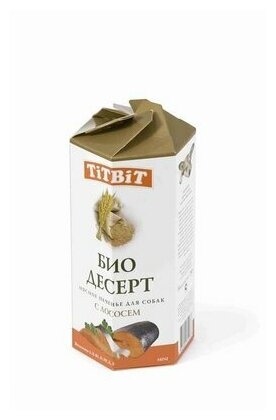 TiTBiT Печенье Био-Десерт с лососем стандарт 6940 0,35 кг 17144 (2 шт)