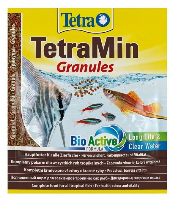 Tetra (корма) Корм для всех видов тропических рыб гранулы TetraMin Granules 134492 0,015 кг 36380 (2 шт) - фотография № 1