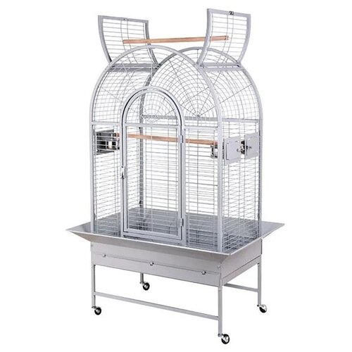 Клетка для птиц Montana Cages "New Jersey", светло-серая, 106х74х160см (Германия)