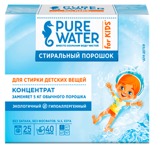 Стиральный порошок для детского белья, Pure Water