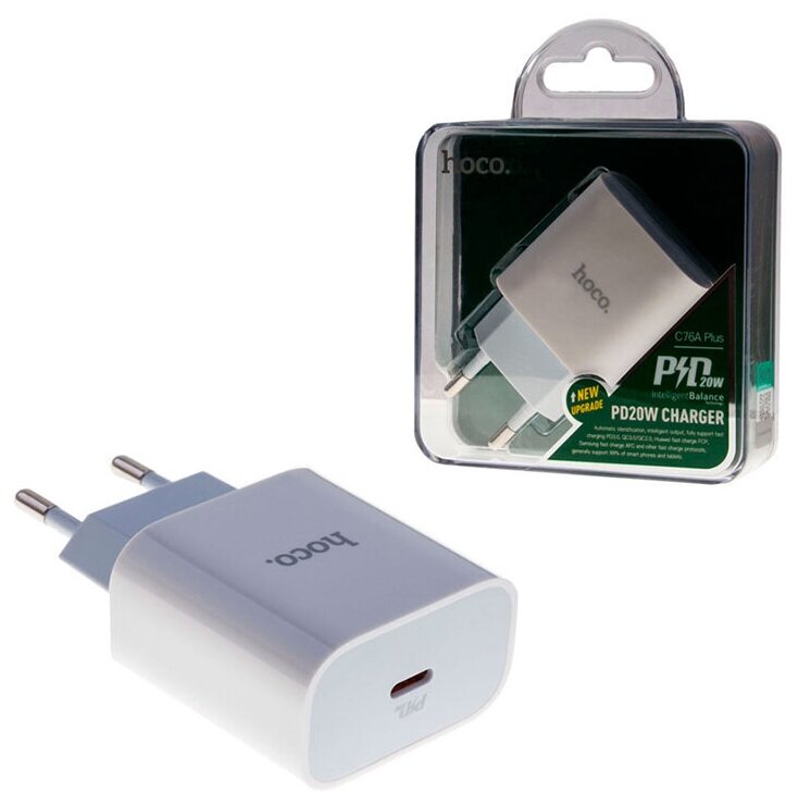 фото Блок питания Type-C 20W Hoco C76A Plus