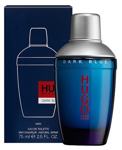 Hugo Boss, Dark Blue, 75 мл, туалетная вода мужская