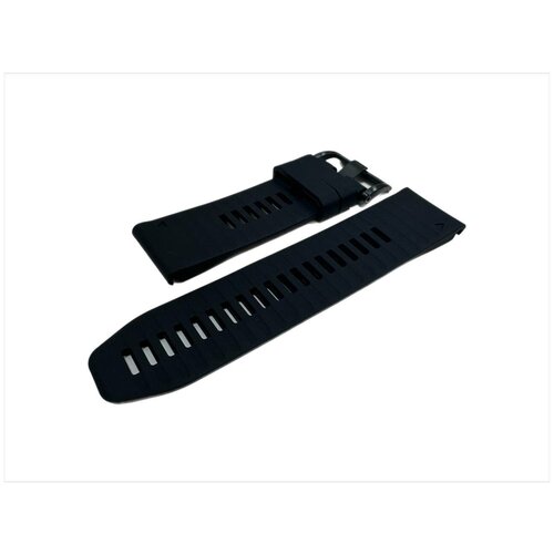 Силиконовый браслет для часов Garmin Fenix 7X/6X Pro/5X, Tactix 7 QuickFit, черный, 26 мм
