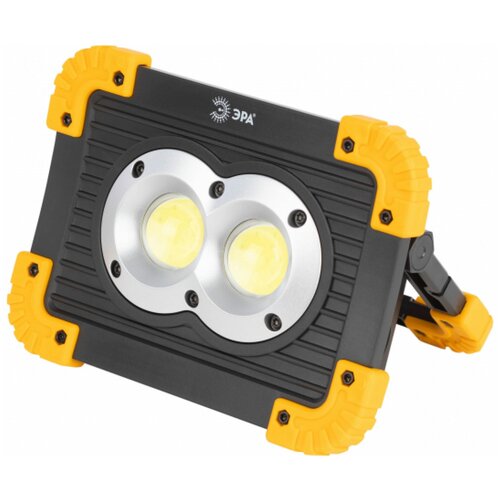 фото Фонарь светодиодный «рабочие практик» pa-803 прожектор аккумуляторный на батарейках 10вт cob+3вт led 4 режима эра б0054037