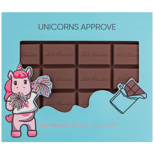 Блокнот MILK CHOCOLATE, 80 листов UNICORNS APPROVE (юникорнс апрув)