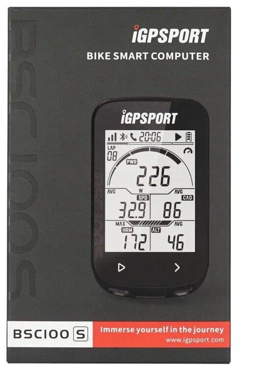 Велокомпьютер с GPS IGPSPORT BSC100S