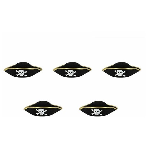 фото Шляпа пиратская детская "пират" (набор 5 шт.) happy pirate