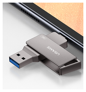 USB Флеш-накопитель USAMS USB 3.0 - Type-C 64 Гб, флешка для телефона, компьютера