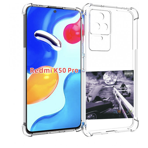 Чехол MyPads Eminem THE SLIM SHADY LP для Xiaomi Redmi K50 / K50 Pro задняя-панель-накладка-бампер чехол mypads eminem the slim shady lp для xiaomi poco m4 5g задняя панель накладка бампер