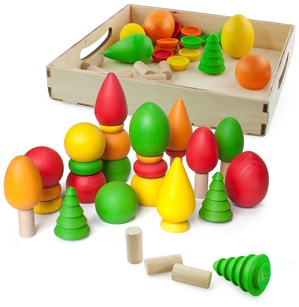 Сортер/Чудесный лес/деревянные/развивающие игрушки для детей/Монтессори/Ulanik