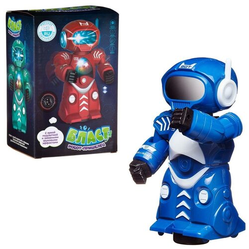 Робот Junfa Бласт Пришелец, электромеханический со световыми и звуковыми эффектами, синий ZY1214972/синий