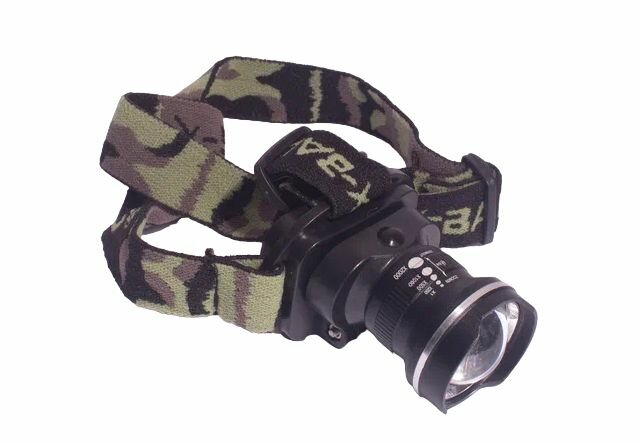 Фонарь налобный аккумуляторный Огонь HT-278