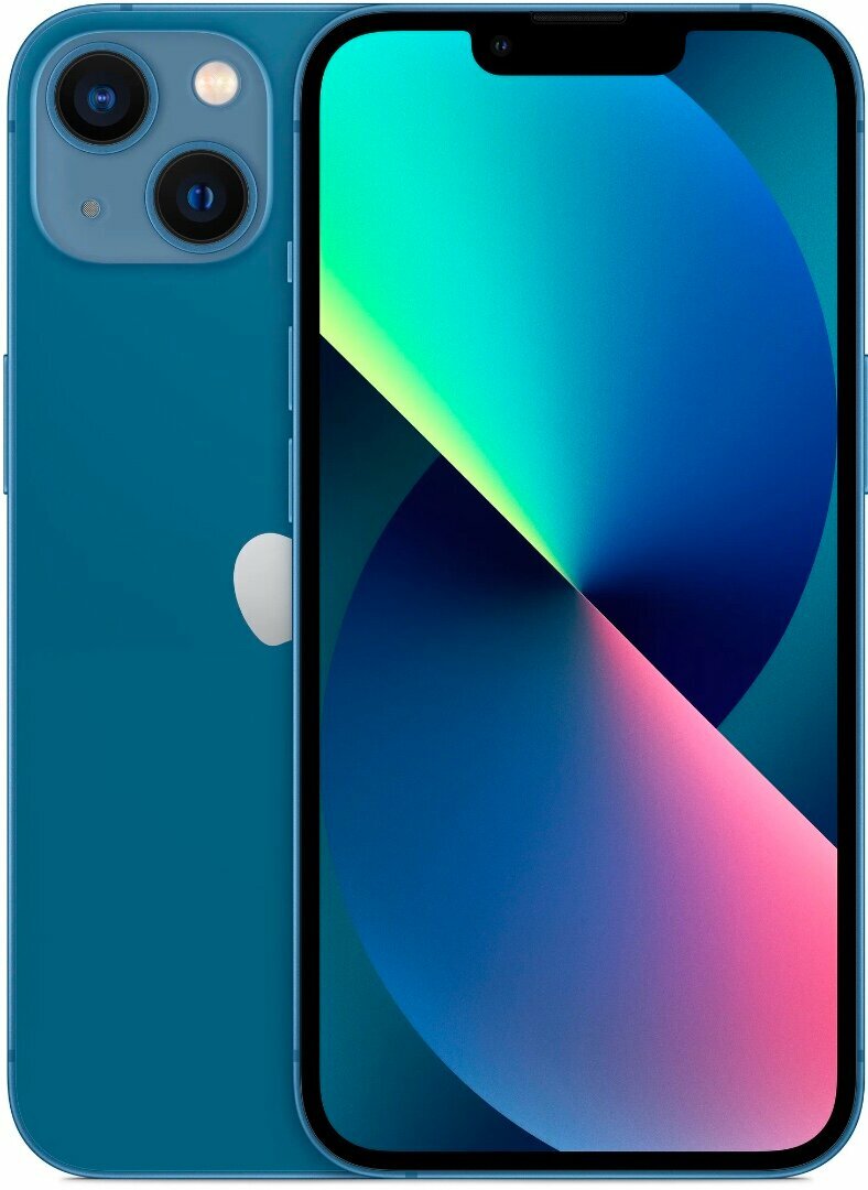 Смартфон Apple iPhone 13 256 ГБ, Dual: nano SIM + eSIM, синий