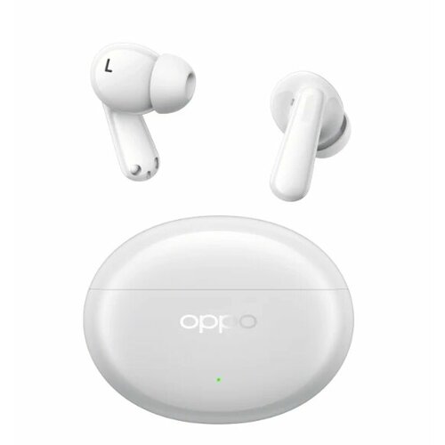Беспроводные наушники OPPO TWS-наушники OPPO Enco Air 4 Pro Bluetooth 54 49dB активное шумоподавление 44 часа автономной работы настоящие беспроводные наушники IP55 CN white 475000₽