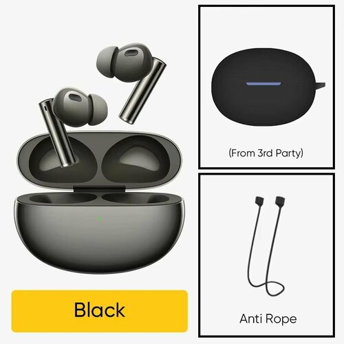 Realme Наушники беспроводные с микрофоном realme Buds Air 6 Pro Bluetooth USB Type-C голубой 705900₽