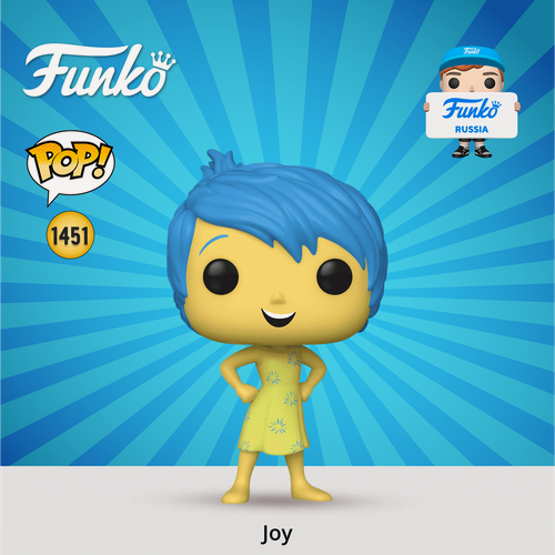 Изображение товара Фигурка Funko POP! Disney Inside Out 2 Joy (1451) 76000 по мотивам мультфильма "Головоломка 2"