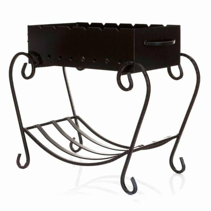 Мангал Sima-land металл, черный, 57х30х42 см (861-12)