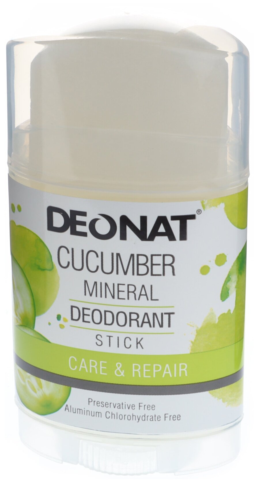 Дезодорант-Кристалл "ДеоНат" с экстрактом огурца, стик, 100 гр