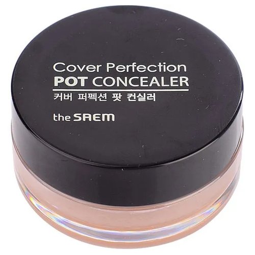 The Saem Консилер-корректор Cover Perfection Pot Concealer, оттенок 0.5 Ice Beige the saem консилер корректор cover perfection pot concealer оттенок 01 clear beige