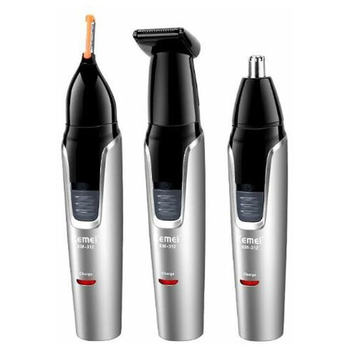 Триммер для носа и ушей Kemei КМ-312 электрический 3 в 1 131000₽