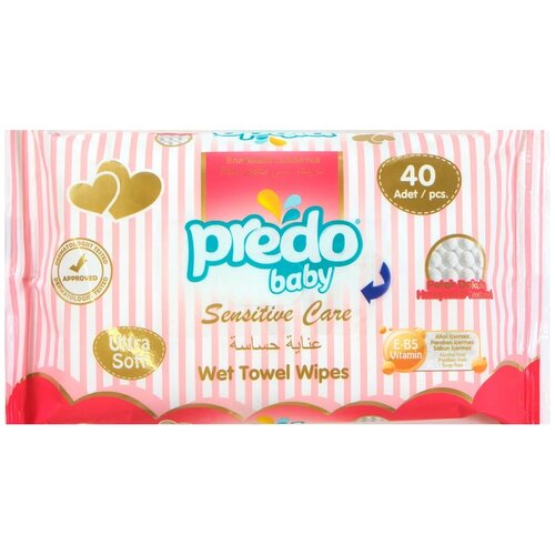 Predo Салфетки влажные для детей 40 шт