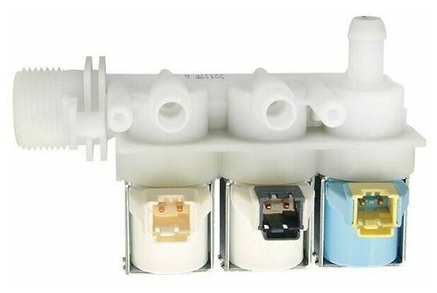 Клапан подачи воды (электроклапан заливной) 3Wx90 Merloni для стиральной машины Ariston, Indesit, C00110331 - фотография № 7