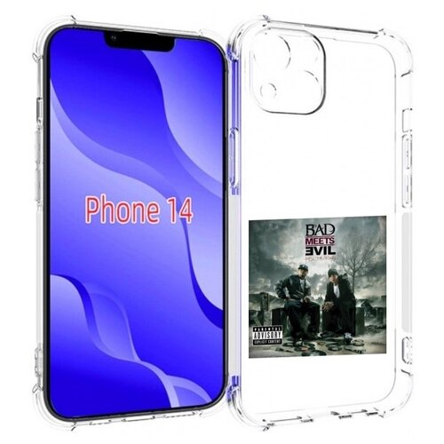 Чехол MyPads Eminem BAD MEETS EVIL – HELL THE SEQUEL для iPhone 14 (6.1) задняя-панель-накладка-бампер