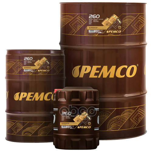 PEMCO 10w-40 Sn/Ch-4 , A3/B4 60л (Полусинт. Мотор. Масло)