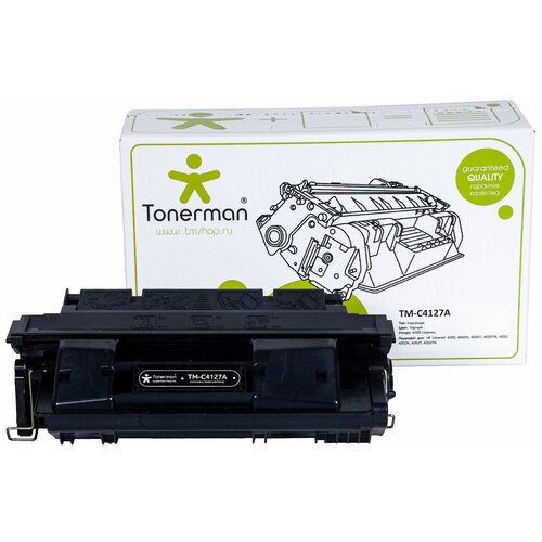 Картридж Tonerman C4127A для HP LaserJet LJ 4000, 4000N, 4000T, 4000TN, 4050, 4050N, 4050T, 4050TN картридж ds для hp 4000tn