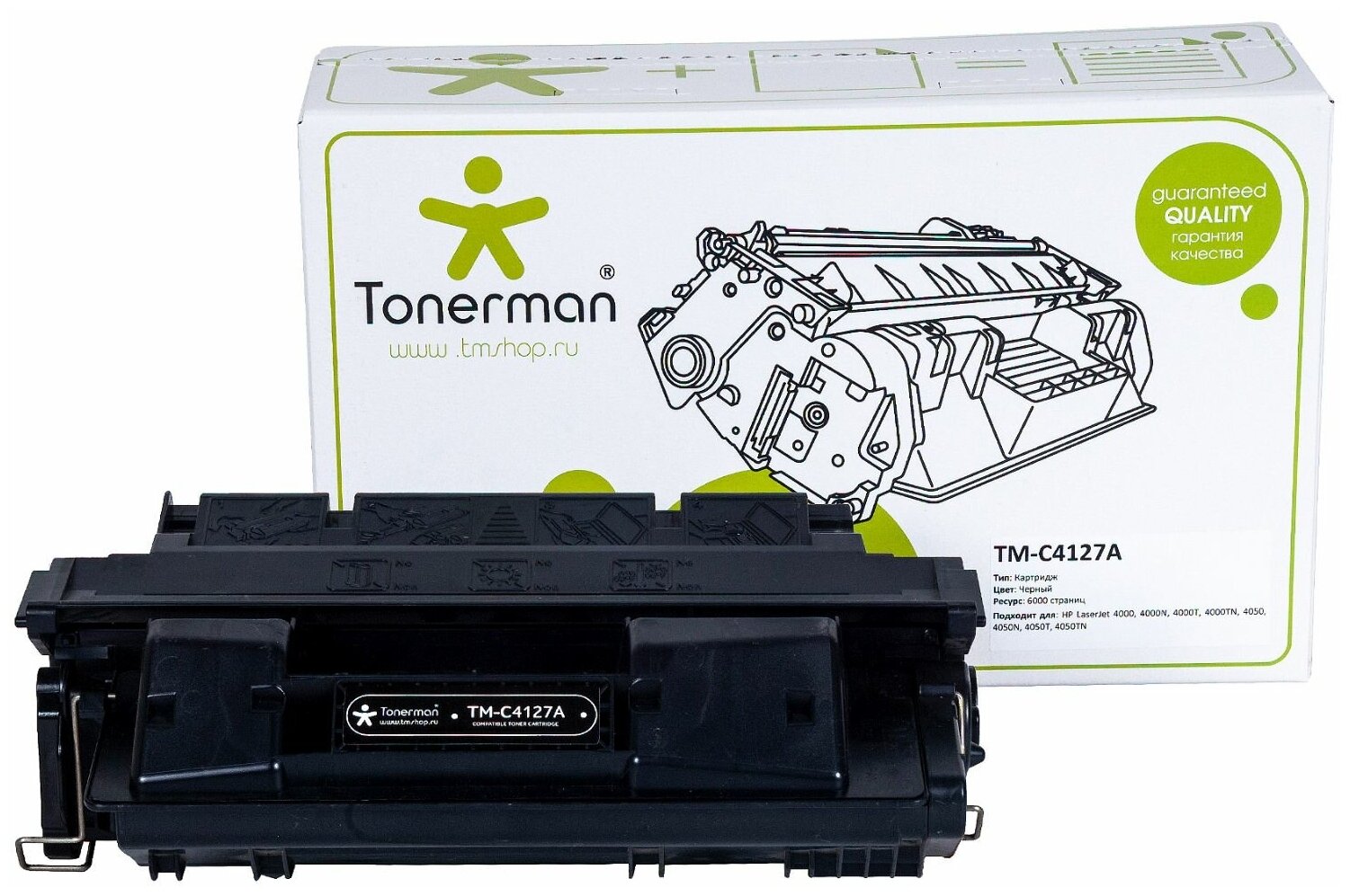 Картридж Tonerman C4127A для HP LaserJet LJ 4000, 4000N, 4000T, 4000TN, 4050, 4050N, 4050T, 4050TN