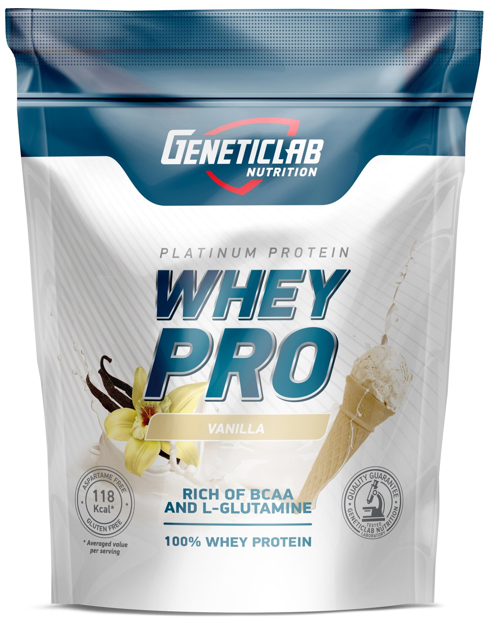 Протеин сывороточный Geneticlab Nutrition Whey Pro (2100 г) Ваниль