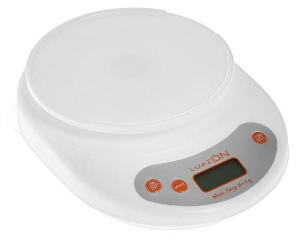Весы кухонные Luazon LV 504, электронные, до 5 кг, микс