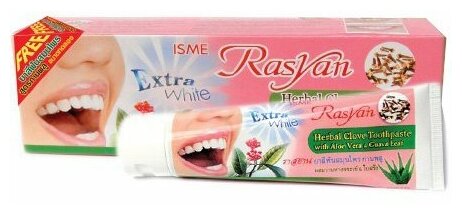 ISME Rasyan Зубная паста с гвоздикой, алоэ вера и листьями гуавы, 30 гр, Raysan