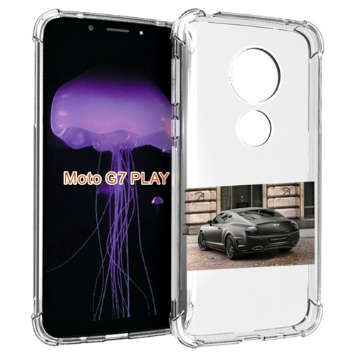 Чехол MyPads bentley бентли 1 мужской для Motorola Moto G7 Play задняя-панель-накладка-бампер