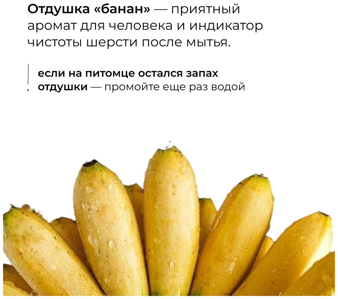 Шампунь для собак ProAnimal с ароматом банана, увлажняющий гипоаллергенный для всех типов шерсти, против сухости и зуда для домашнего ухода, 444 мл - фотография № 7