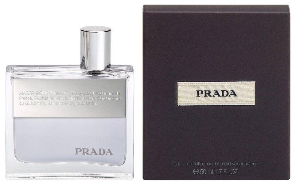 Prada, Amber Pour Homme (Prada Man), 50 мл, туалетная вода мужская
