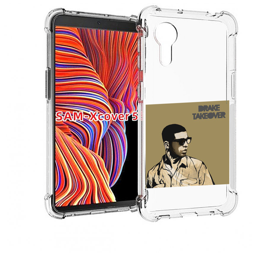 чехол mypads drake more life для samsung galaxy xcover 5 задняя панель накладка бампер Чехол MyPads Drake - Takeover для Samsung Galaxy Xcover 5 задняя-панель-накладка-бампер