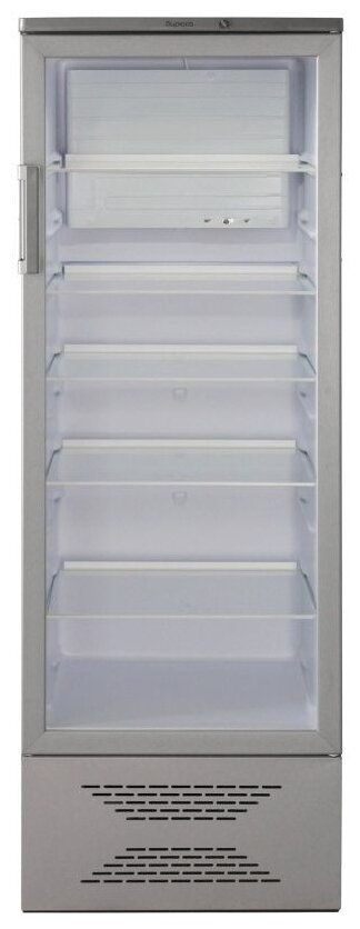 Холодильник витрина Бирюса Б-M310P серый металлик