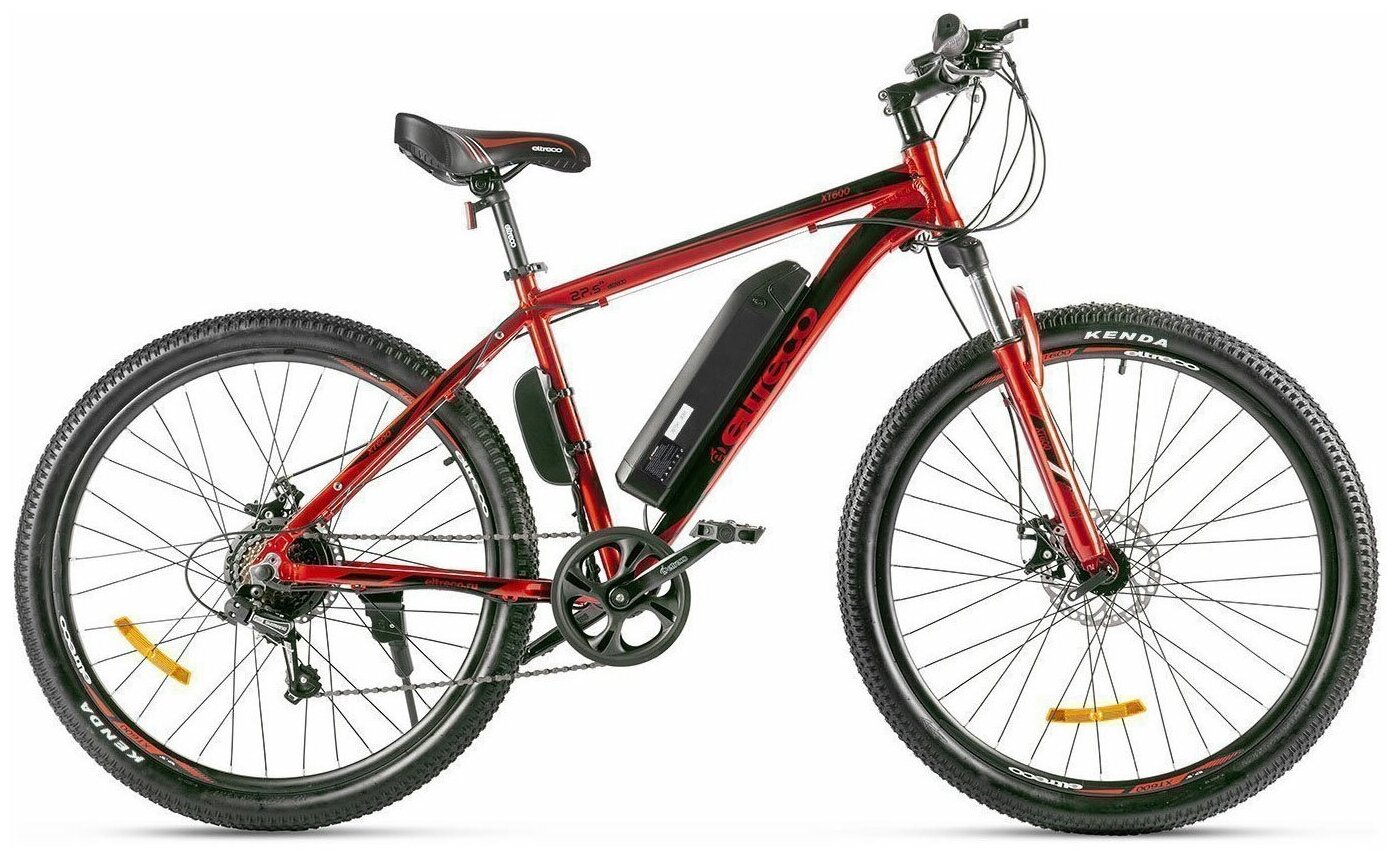 Электровелосипед Eltreco XT 600 D красно-черный