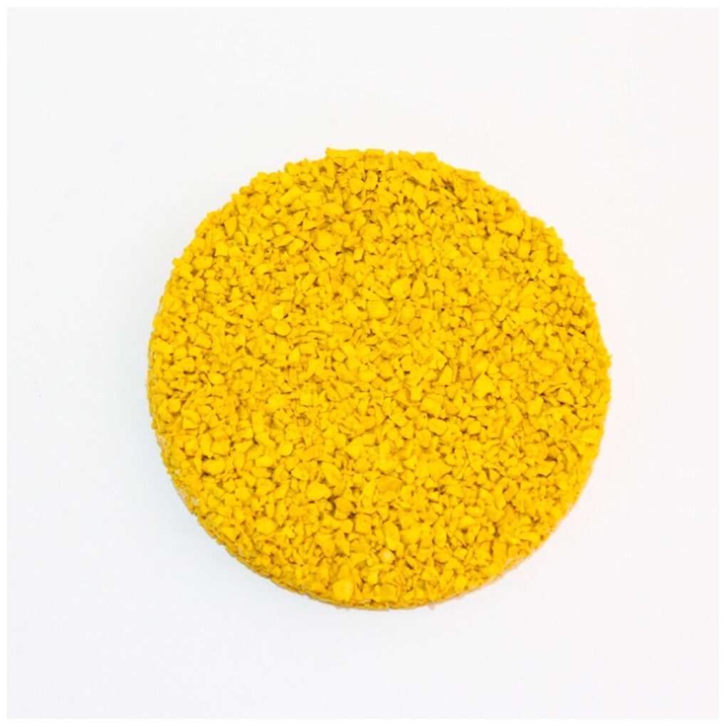 Резиновая крошка, окрашенная, желтая, 5 кг (9,3 л ) - фотография № 1