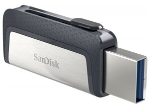 USB флешка Sandisk 256Gb Ultra Dual USB 3.1 Gen 1/ USB Type-C 3.1 Gen 1 (150/30 Mb/s)