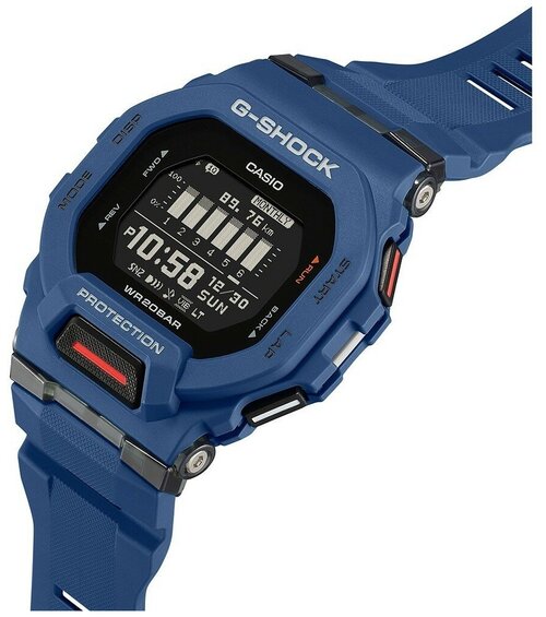 Наручные часы CASIO G-Shock, синий, черный