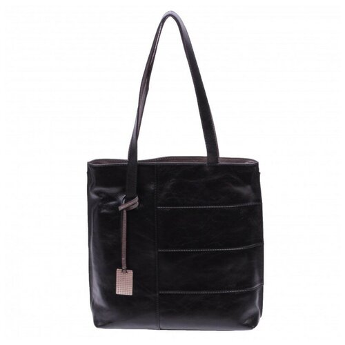 Сумка  тоут Mattioli, фактура рельефная, коричневый