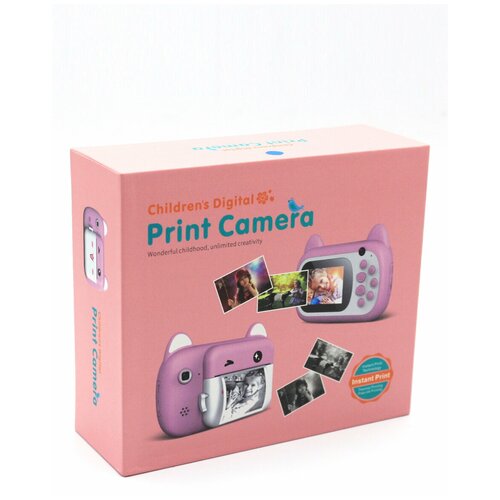 Фотоаппарат мгновенной печати Print Camera Blue