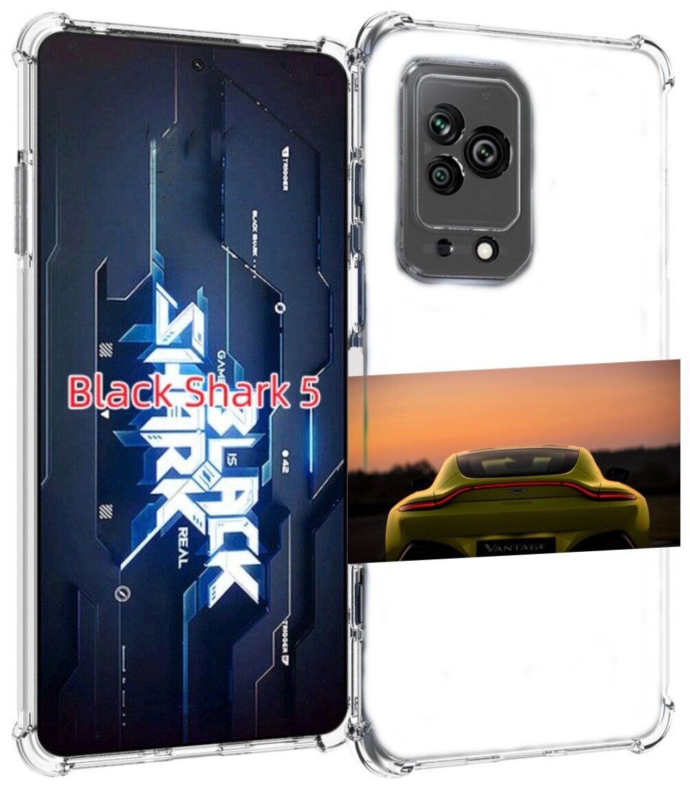 Чехол MyPads aston martin астон мартин для Xiaomi Black Shark 5 задняя-панель-накладка-бампер