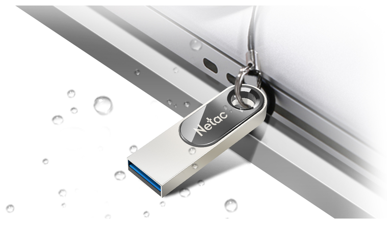 Накопитель USB 3.0 32Гб Netac U278 (NT03U278N-032G-30PN), серебристый