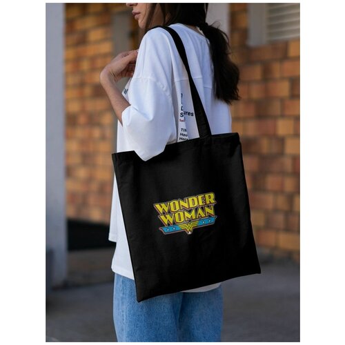 Женская сумка шоппер с принтом WONDER WOMEN