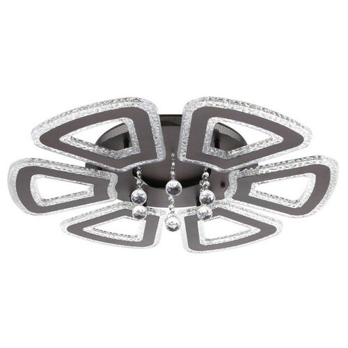 Люстра с ПДУ 1838/6CF LED 276Вт 3000-6000К диммер кофе 66х66х7,5 см