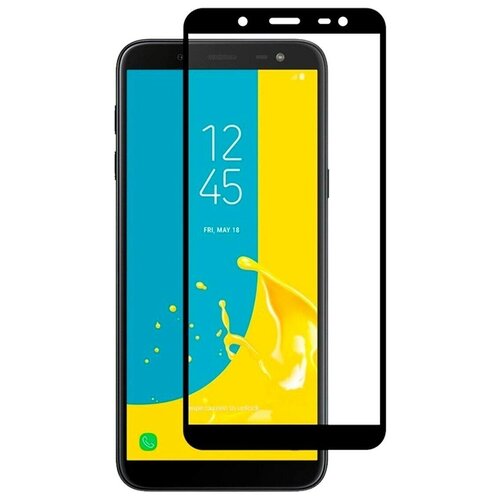 защитное стекло полное покрытие для samsung a605f a6 2018 черное Защитное стекло Полное покрытие для Samsung J600F (J6 2018) Черное